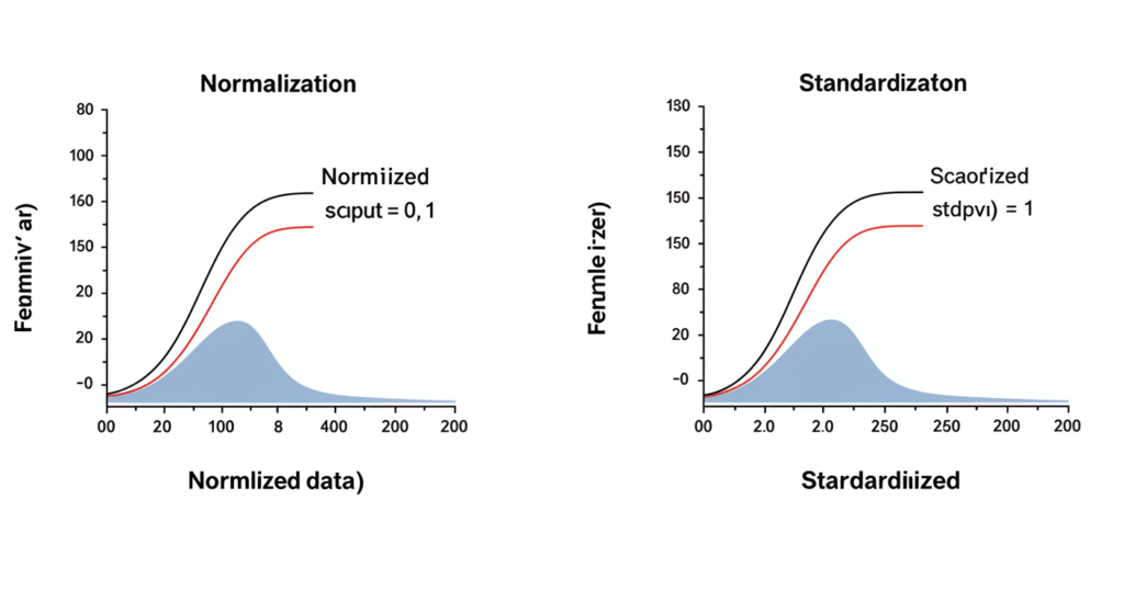 normalization vs. standardization